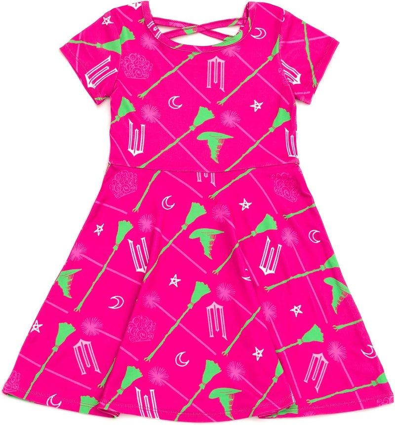 WICKED Girls 2 Pack Skater Dresses Toddler to Big Kid Sizes (2T - 14-16) - Image 3